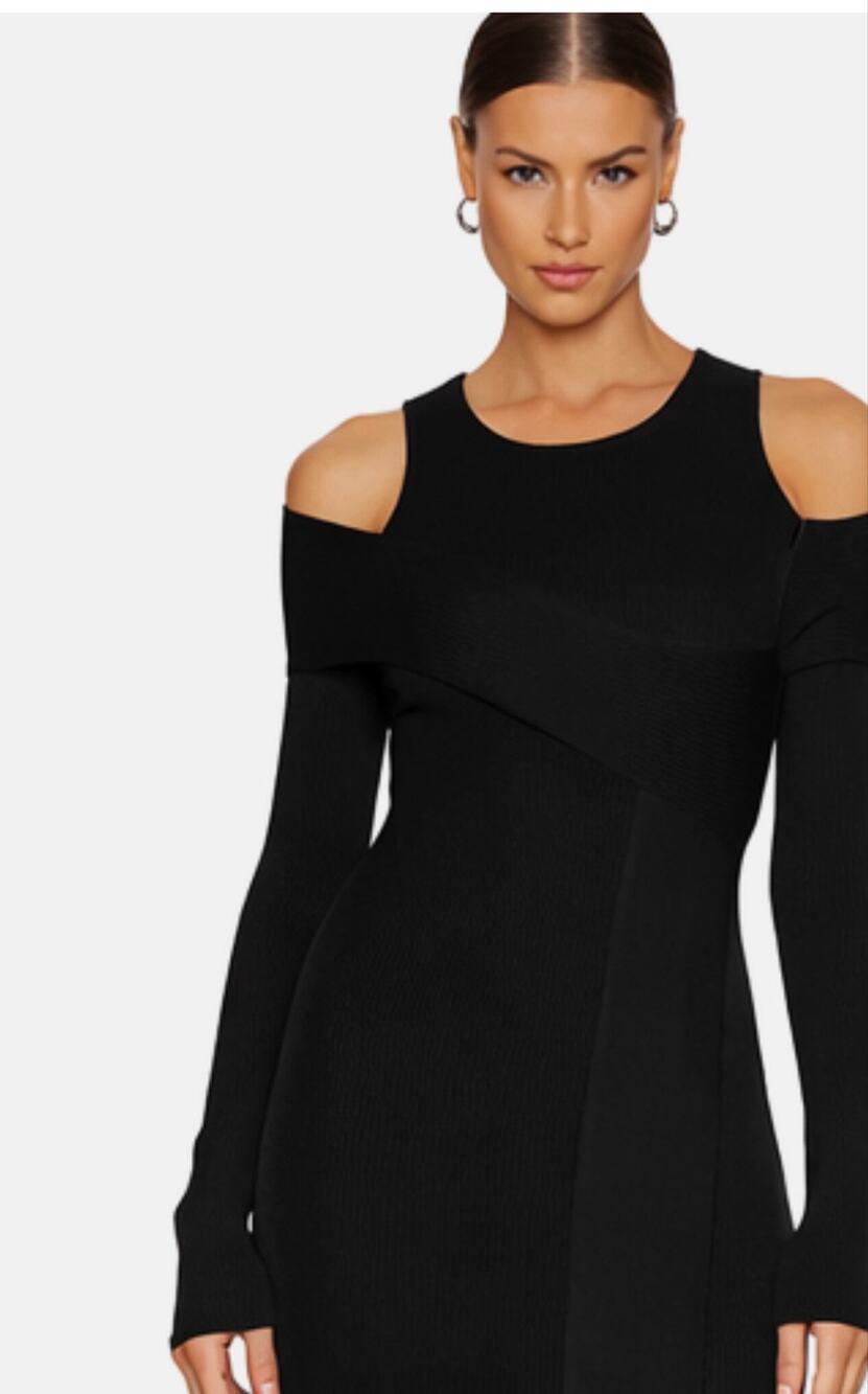 Atoir Fall Away Dress black. Size 6.  BNWT